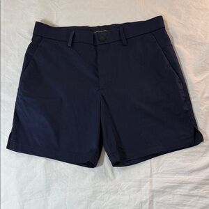Banana Republic Aiden Dark Blue Men's Flat Front Shorts
